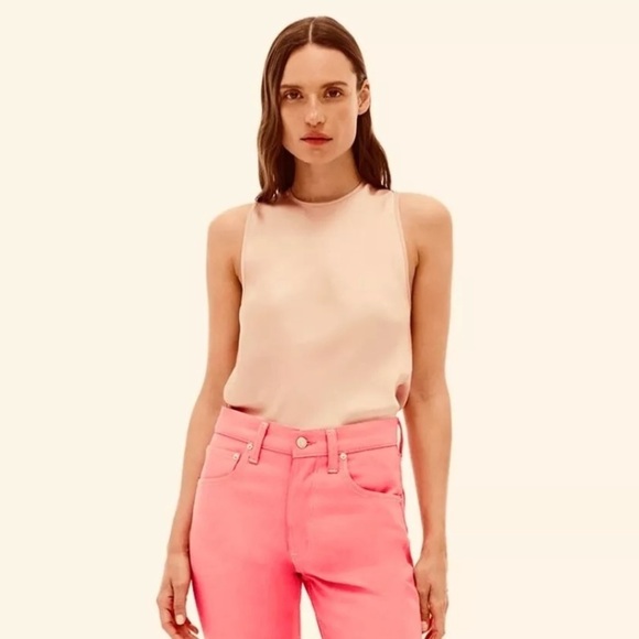 Helmet Lang Satin Back Twist Too in Sorbet - Picture 4 of 16